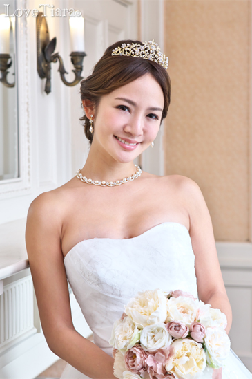 着用イメージ ネックレス ウエディング 結婚式