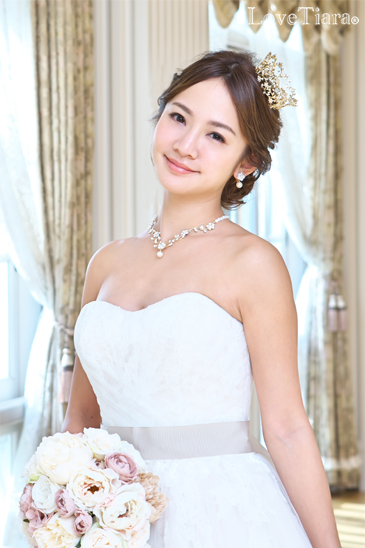 着用イメージ ティアラ ウエディング 結婚式