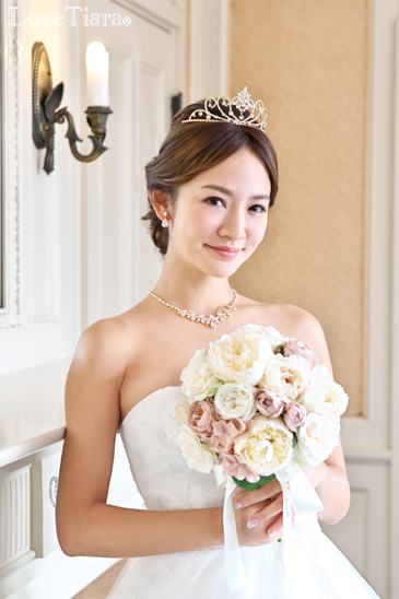 着用イメージ ネックレス ウエディング 結婚式