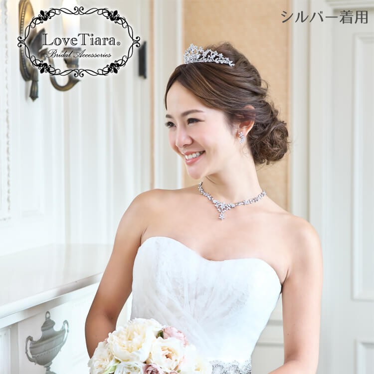 着用イメージ ネックレス ウエディング 結婚式